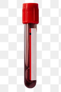 Blood test tube transparent png 
