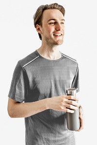 Men's tee mockup png apparel and fashion shoot