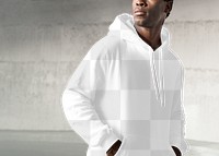 Png menswear hoodie mockup simple fashion apparel