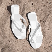 Sandals png transparent apparel mockup beach fashion outdoor