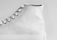 High top png sneakers mockup