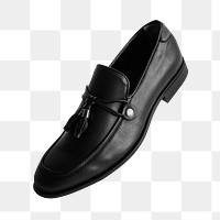 Png black tassel loafers men&#39;s shoes
