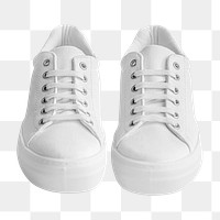 White canvas sneaker png woman&#39;s shoes
