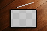 Digital tablet png screen mockup transparent