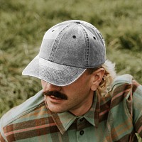 Cap png mockup for alternative men&rsquo;s fashion shoot