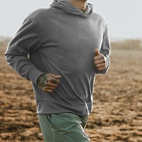 Hoodie png mockup men’s apparel shoot