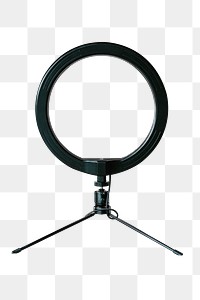 LED ring light png, beauty blogger tool