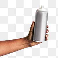 Hand spray paint png with transparent background 