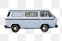 Retro van png sticker, transparent background