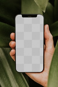 Phone png screen mockup, digital device image