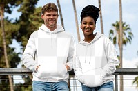 Transparent hoodie mockups png, streetwear fashion