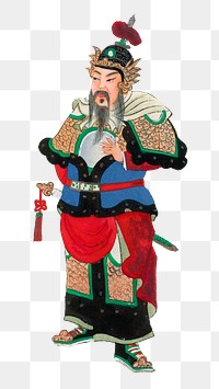 Png Chinese military uniform, traditional commander costume illustration