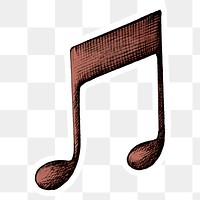 Png beam musical note sticker 
