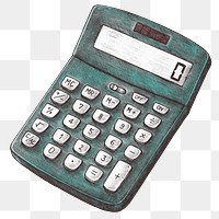 Png green calculator drawing clipart