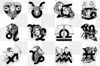 PNG zodiac signs sticker horoscope