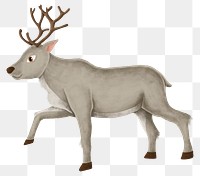 Reindeer winter animal png sticker drawing