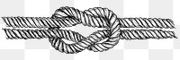 Black and white png square knot