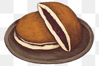 Colorful japanese dorayaki transparent png