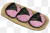 Colorful sakura mochi transparent png