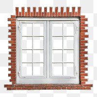 Sash window png clipart, home exterior design on transparent background