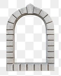 Arched window png frame clipart, barrel vault architecture