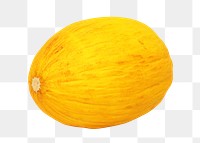 Canary melon png clipart, winter fruit on transparent background