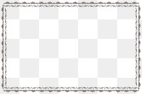 Transparent png geometric border frame