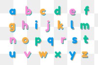 Png lower case letter collection
