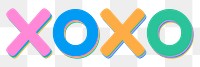 xoxo png word art font typography 