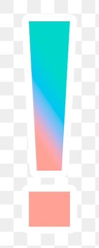 Png gradient exclamation mark icon