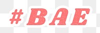 #BAE png pink social media sticker aesthetic
