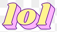 Lol word png retro typography