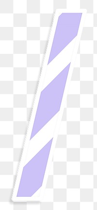 Stripes pattern png slash symbol