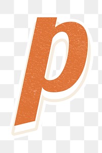 Letter P png alphabet lettering