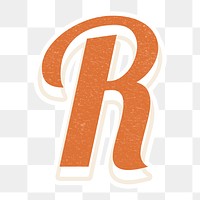 R letter vintage font lettering alphabet