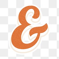 Ampersand sign png typography icon