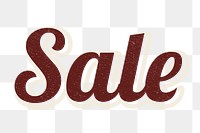 Retro word Sale typography design element