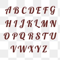 ABC alphabet handwriting typography fonts | Premium PNG - rawpixel
