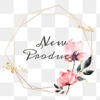 New product png floral frame