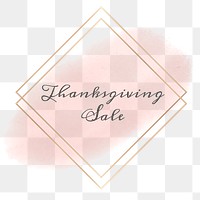 Thanksgiving sale png feminine frame