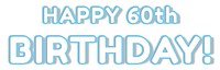 Png outline 80&rsquo;s miami font happy 60th birthday! word art
