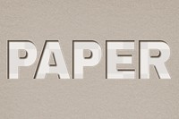 Png paper word paper cutout word art