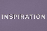 Png inspiration word bold font typography paper texture