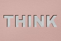 Png text think typeface paper texture