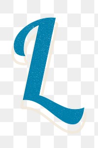 Letter L png alphabet lettering