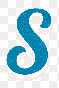 Letter S png alphabet lettering