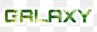 GALAXY png sticker typography word