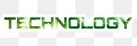 TECHNOLOGY sticker png typography word