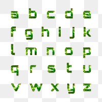Png alphabet galaxy typography transparent