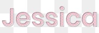 Jessica png female name typography